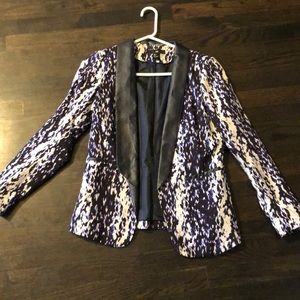 Printed blazer